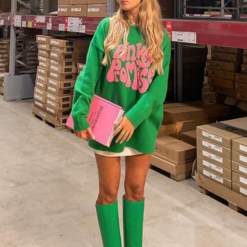 Ladies Oversized Chic Sweater