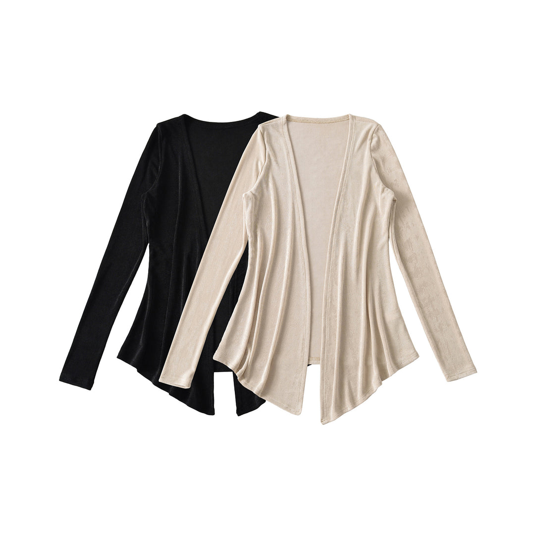Ladies elegant, asymmetric cardigan Lune London