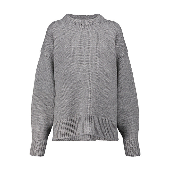 Pull en tricot chunky à la mode pour femmes avec des manches surdimensionnées Chic & Stil