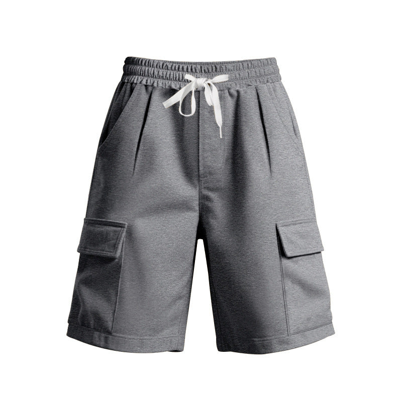 Casual cargo shorts for men with elastic waistband and functional pockets Lune London