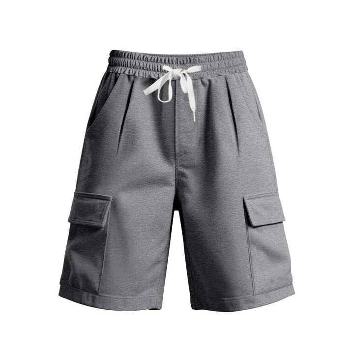 Casual cargo shorts for men with elastic waistband and functional pockets Lune London