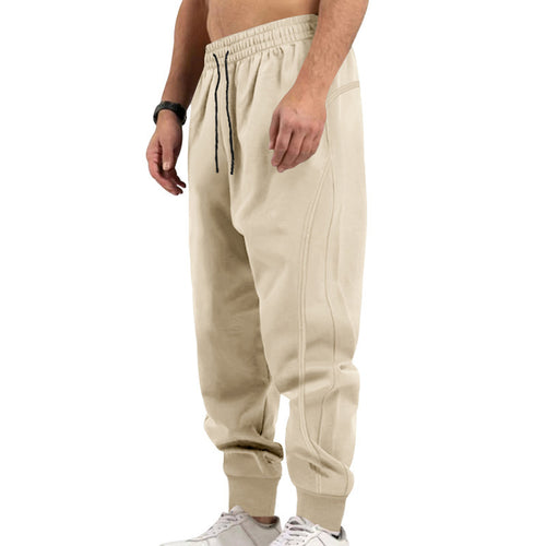 Sporty men's joggers with side zip pockets and elastic waistband Amarae