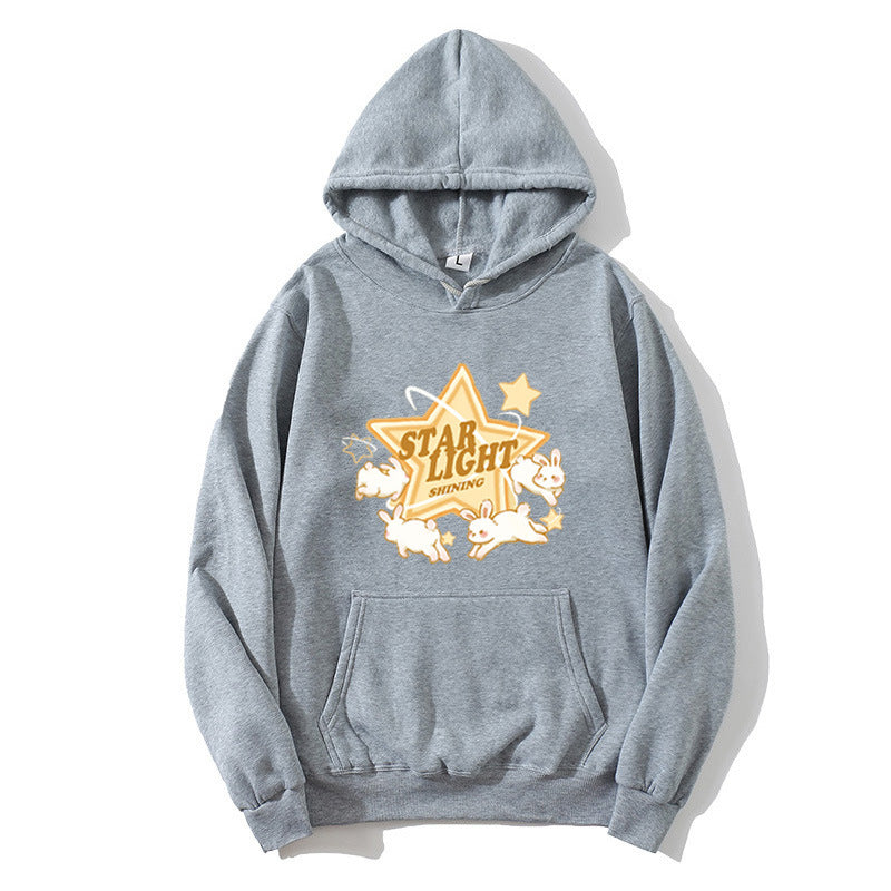 Women's hooded sweatshirt with playful fairytale motif Chic & Stil