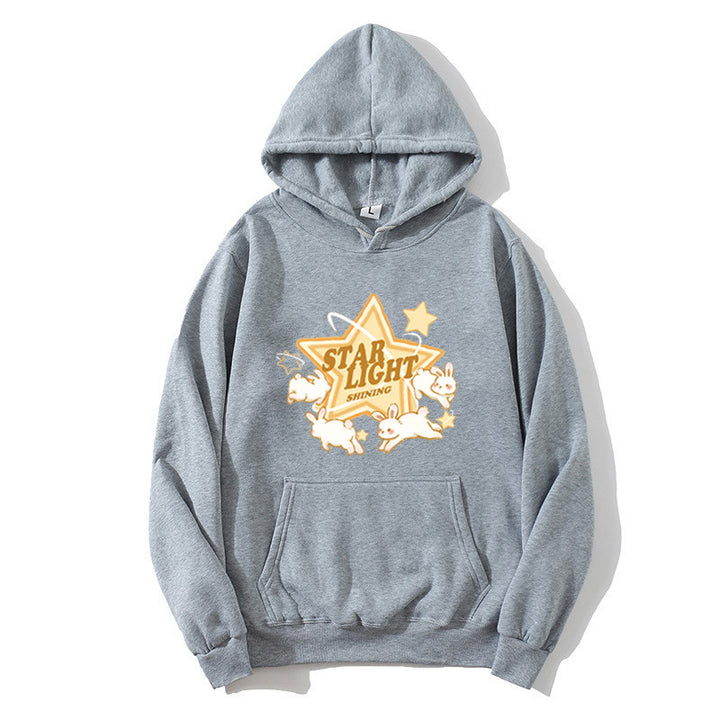 Women's hooded sweatshirt with playful fairytale motif Chic & Stil