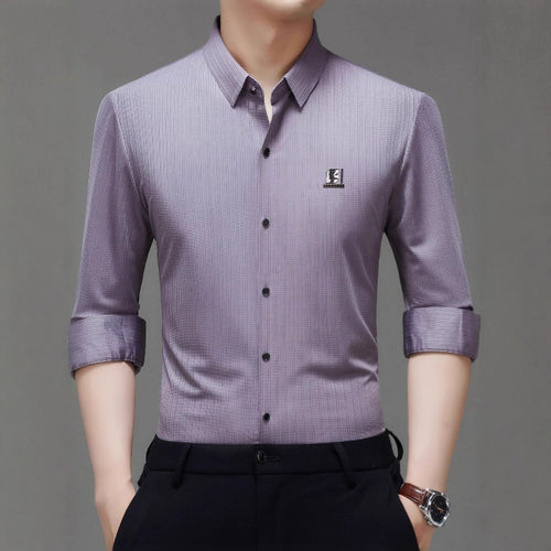 Elegant shirt for men with a textured design and modern accents Amarae