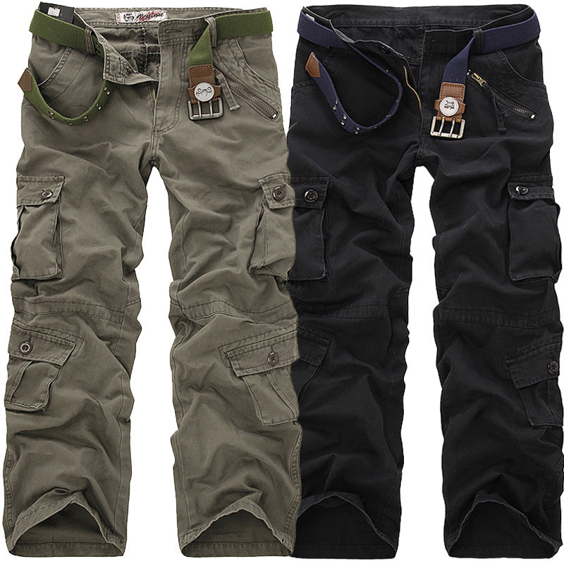 Lune London | Men's cargo pants with elastic waistband and versatile pockets