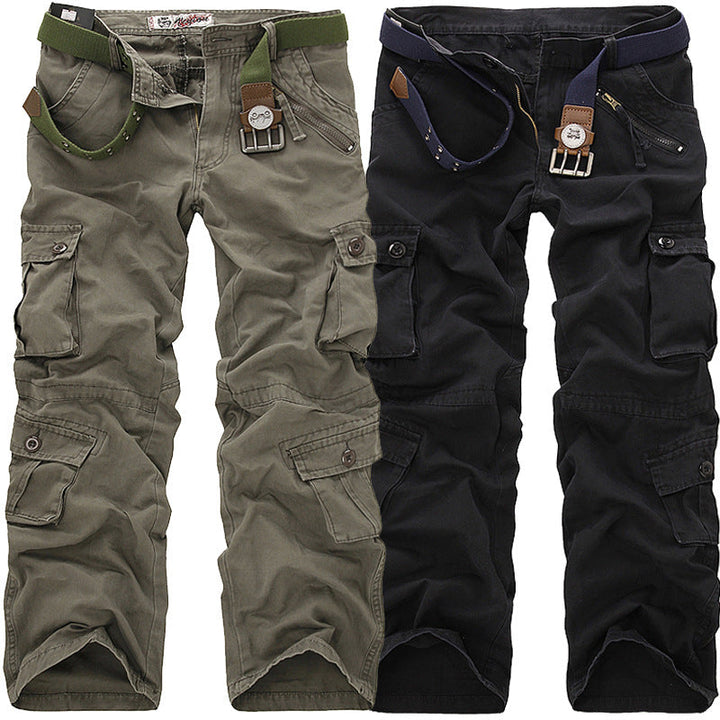 Lune London | Men's cargo pants with elastic waistband and versatile pockets