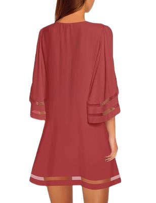 Short-sleeve dress for women with trendy cutouts Lune London