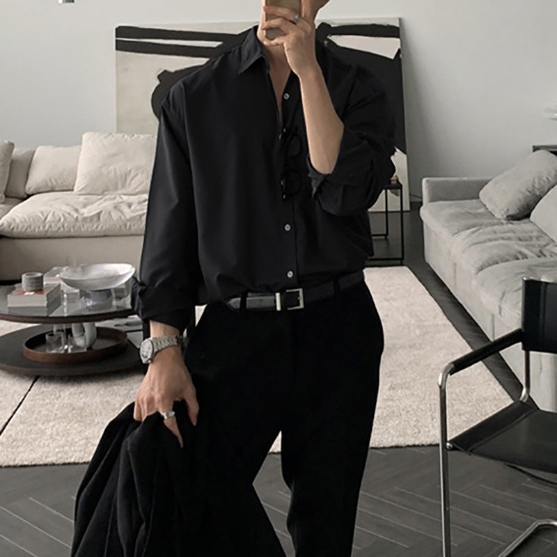 Lune London | Men's Oversized Shirt made of breathable cotton with a casual cut