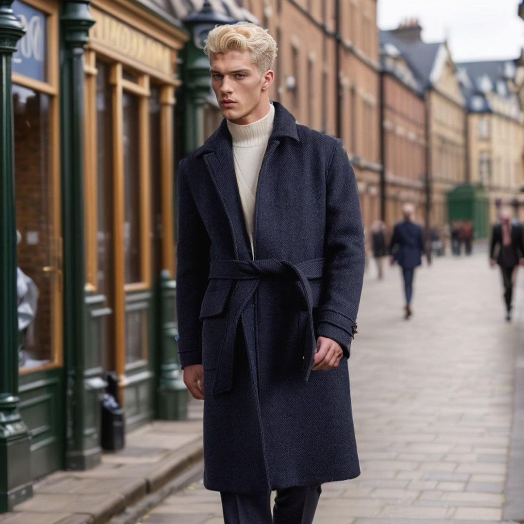 Elegant high-quality wool coat for men Lune London