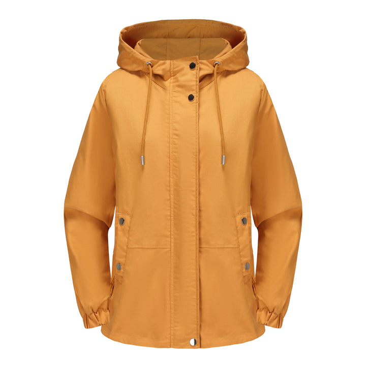 Ladies lightweight windbreaker with adjustable waist Lune London