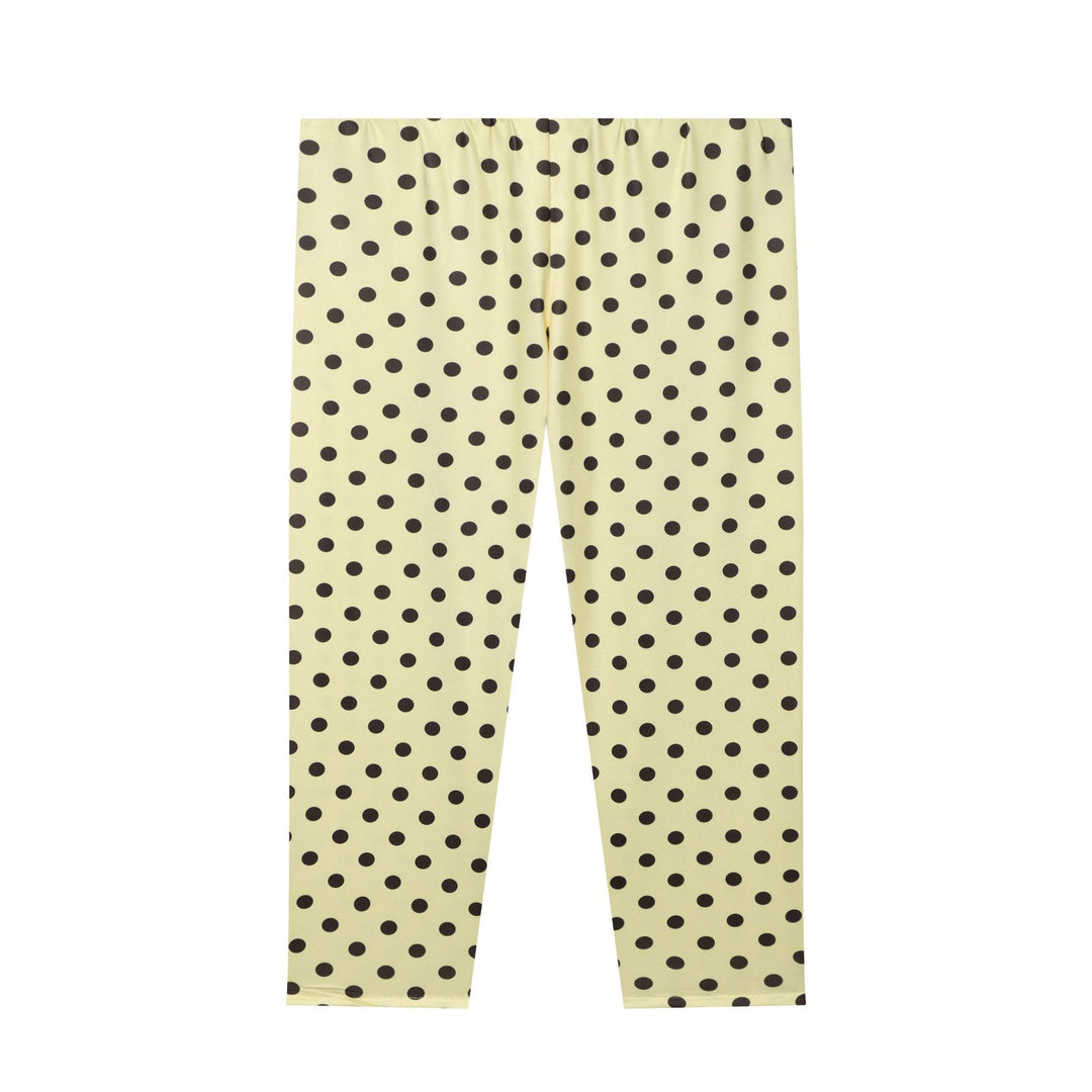 Women's High-Waisted Polka Dot Leggings made of Stretch Jersey Amarae