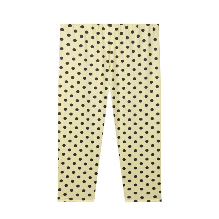 Women's High-Waisted Polka Dot Leggings made of Stretch Jersey Amarae