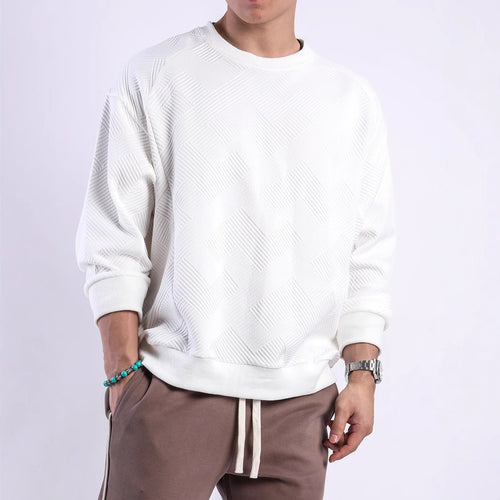 Women's sweater with an innovative structure design and a breathable cotton blend Amarae