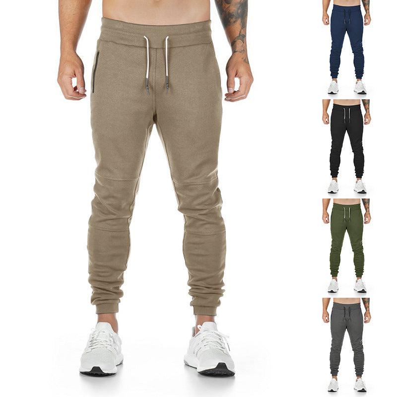 Sporty jogging pants for men with modern side pockets and elastic waist Lune London