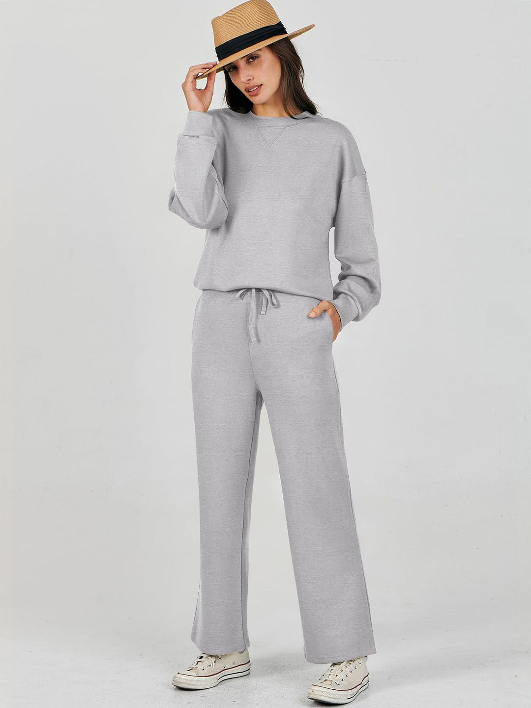 Amarae casual sweatshirt sports set for women