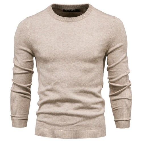 Men's Round Neck Sweater Made Of High-Quality Cotton Amarae