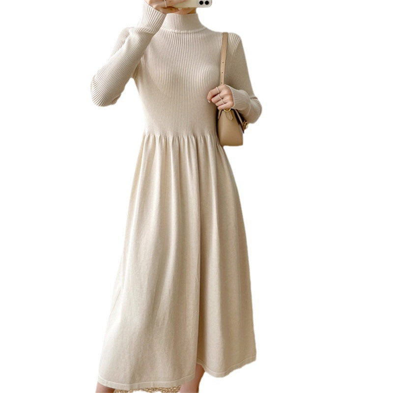 Robe décontractée pour femmes avec col montant et coupe large Chic & Stil