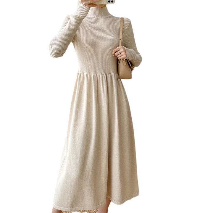 Robe décontractée pour femmes avec col montant et coupe large Chic & Stil