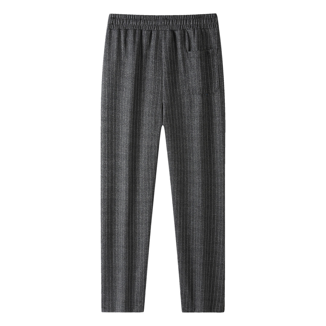 Women's Knit Joggers with Drawstring and Fine Pinstripe Amarae