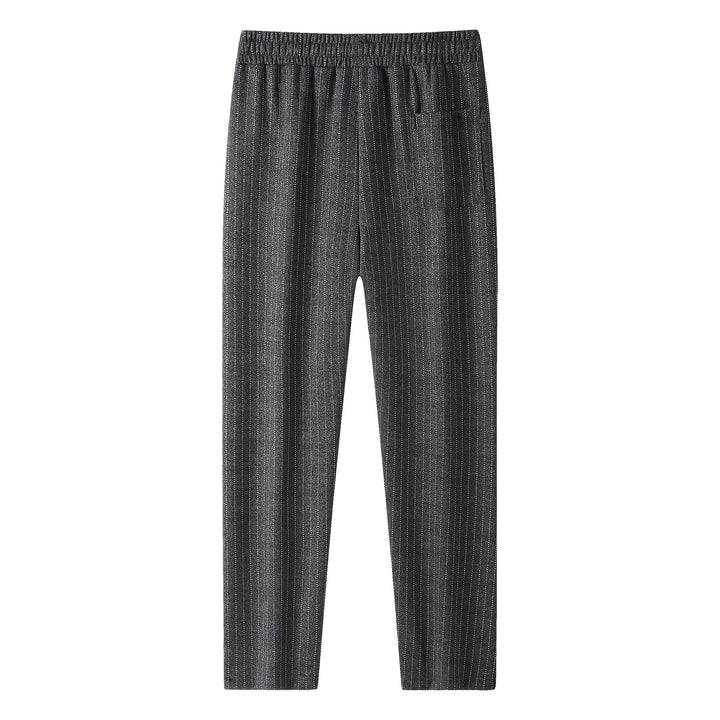 Women's Knit Joggers with Drawstring and Fine Pinstripe Amarae