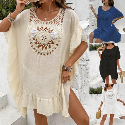 Chic boho style crochet beach dress for women Amarae