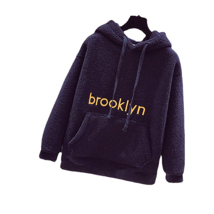 Ladies Cozy Fleece Hoodie with Kangaroo Pocket Chic & Stil