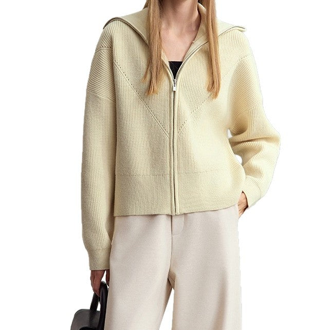 Sweat à capuche surdimensionné à zip pour femmes tendance Chic & Stil