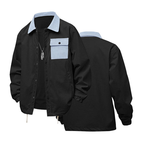 Casual transition jacket for men with multifunctional pockets Amarae