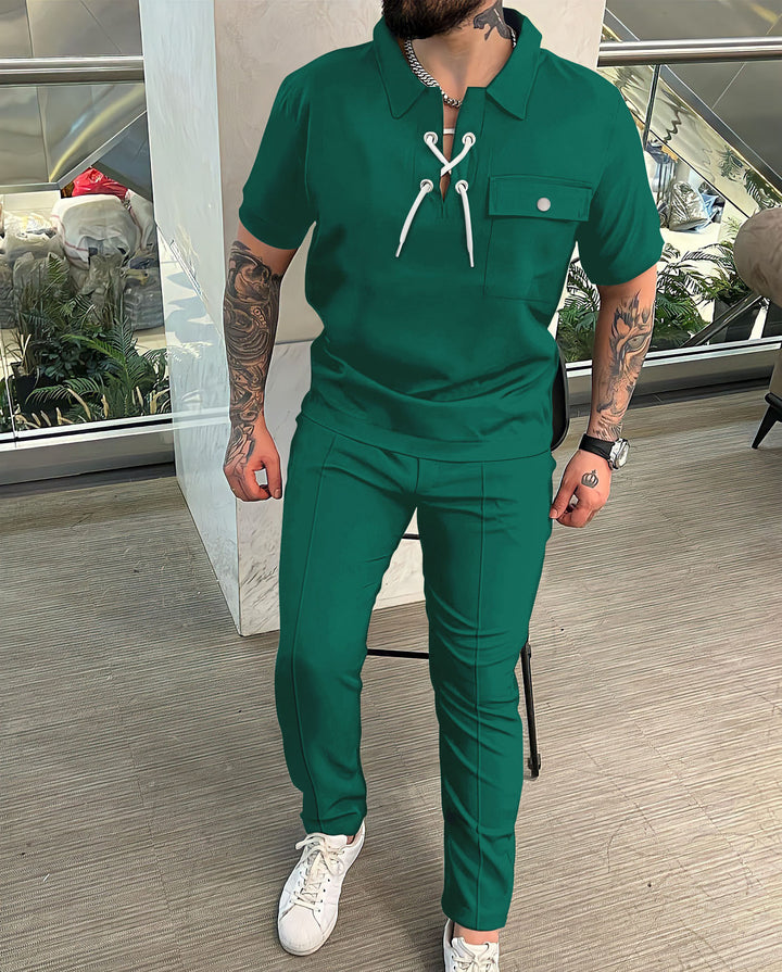 Stylish men's outfit with drawstring details Amarae