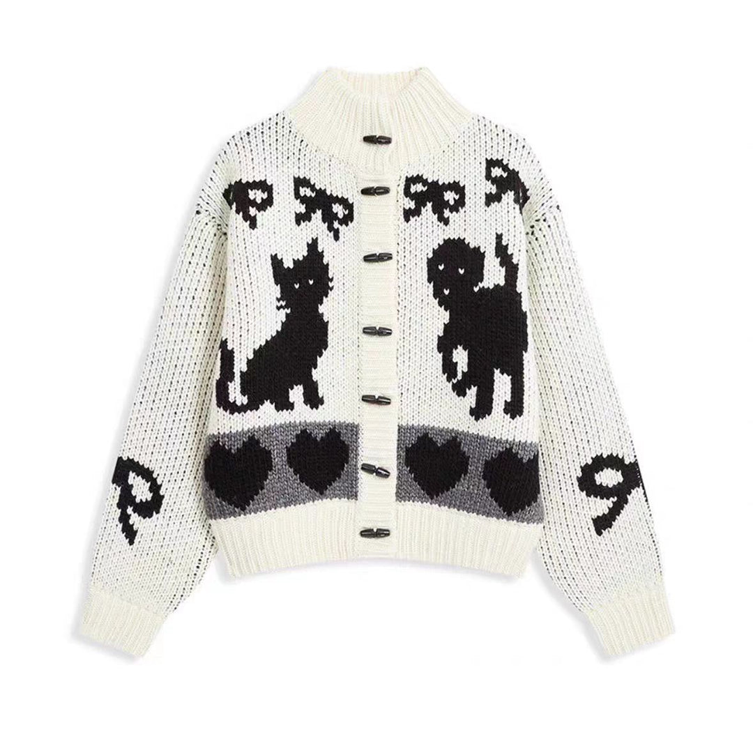 Cardigan pour femmes avec motif animal Chic & Stil
