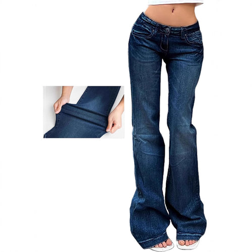 Women Bootcut Jeans with flexible fit and high waist Amarae