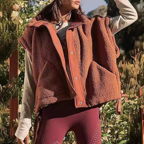 Ladies Chic Fashion Fleece Jacket
