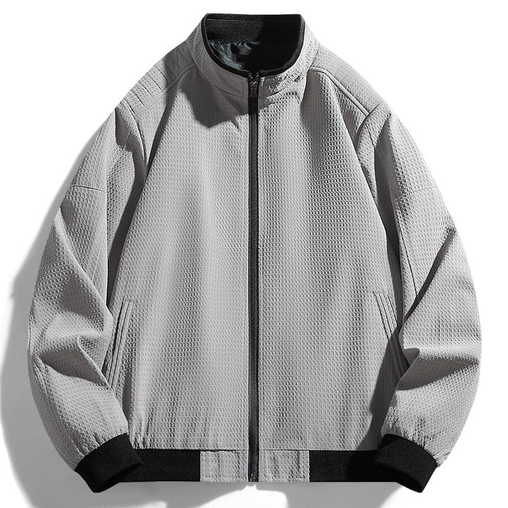 Versatile leisure jacket for men with textured surface Amarae