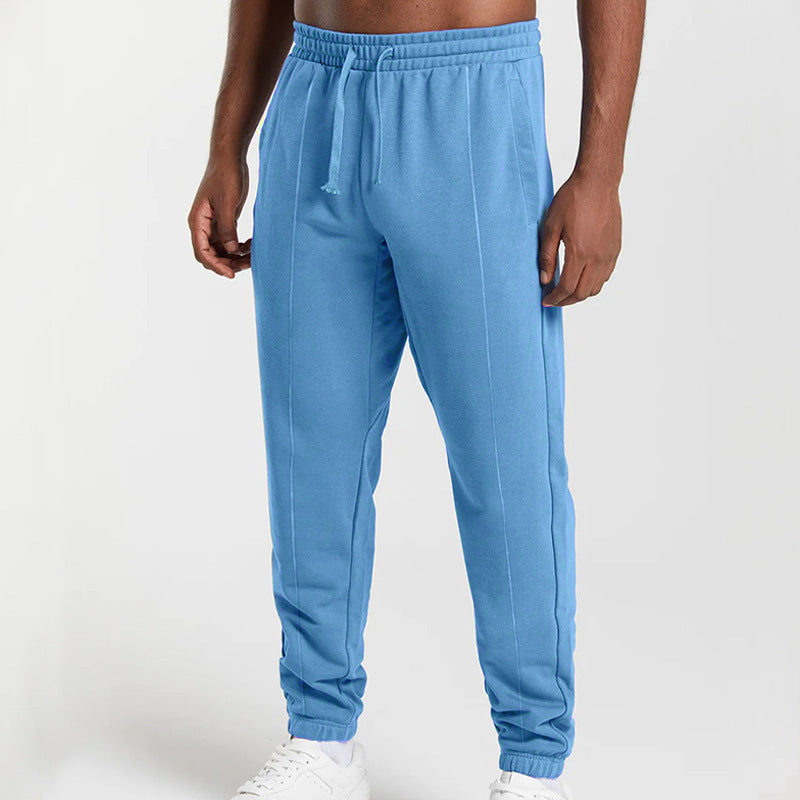 Men's comfortable leisure jogging pants with elastic waistband and side pockets Chic and style