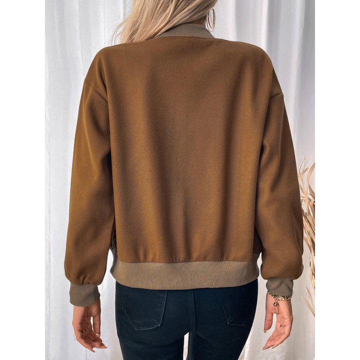 Fashion overshirt for women with snap button closure and side pockets Lune London