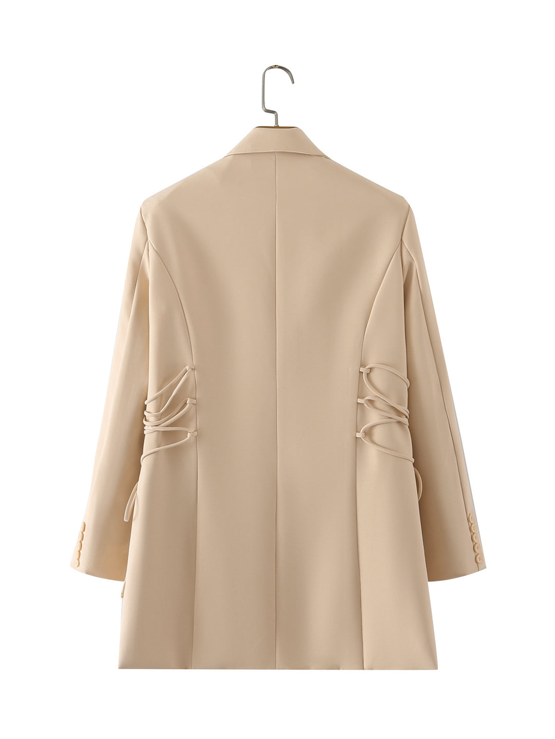 Trendy women's jacket with refined lace details and practical pockets Lune London