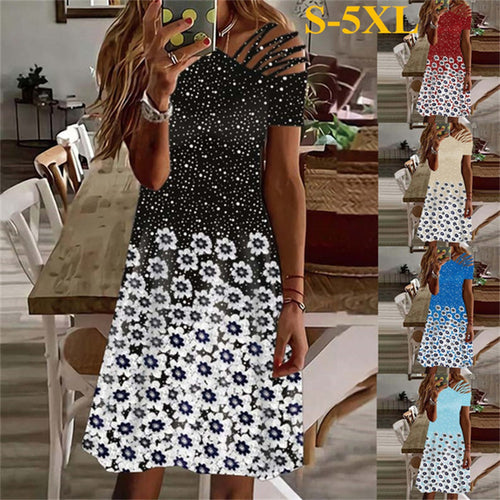 High-low floral dress Damen Amarae