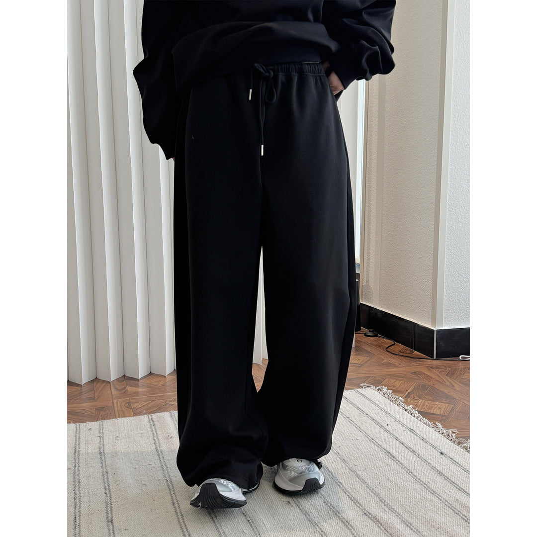 Women Wide Lounge Sweatpants with Drawstring and High Comfort Waistband Amarae