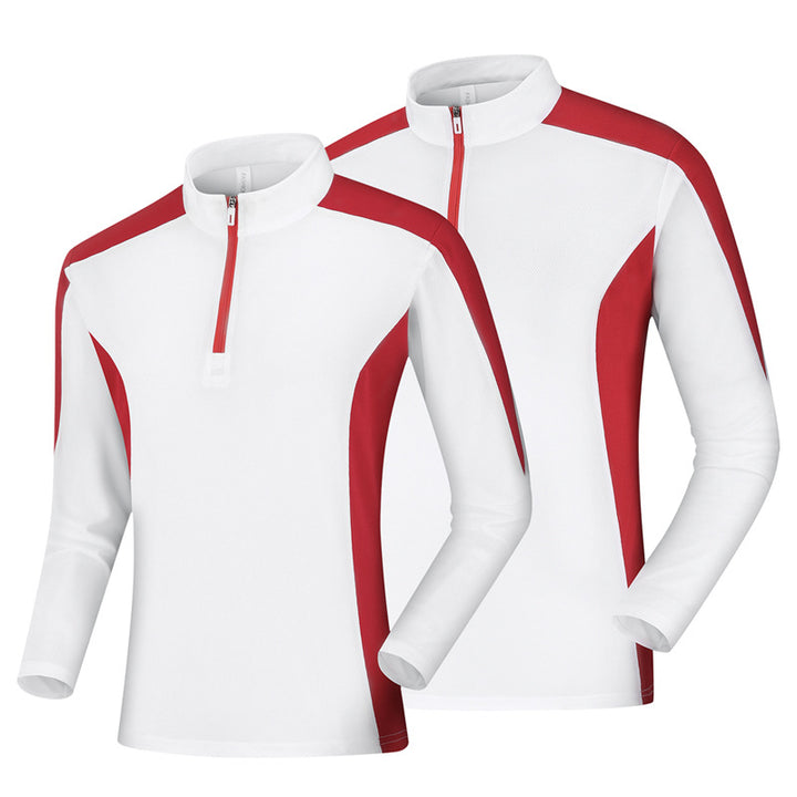Women's Sports Long Sleeve with Half Zip and Breathable Inserts Amarae