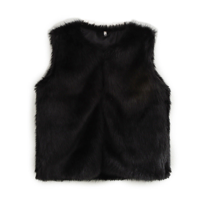 Women's Cozy Faux Fur Vest Lune London