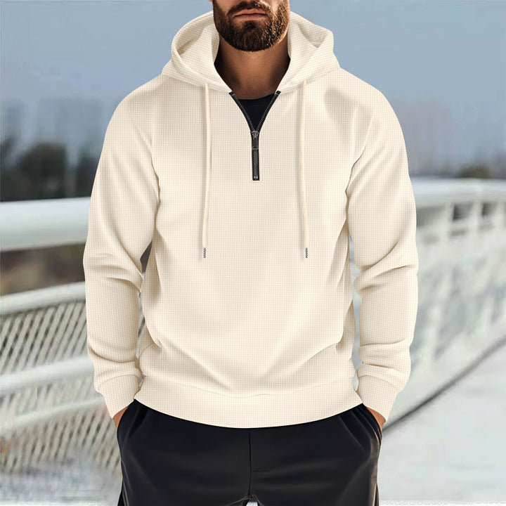 Men's hoodie with innovative zipper and breathable material Lune London