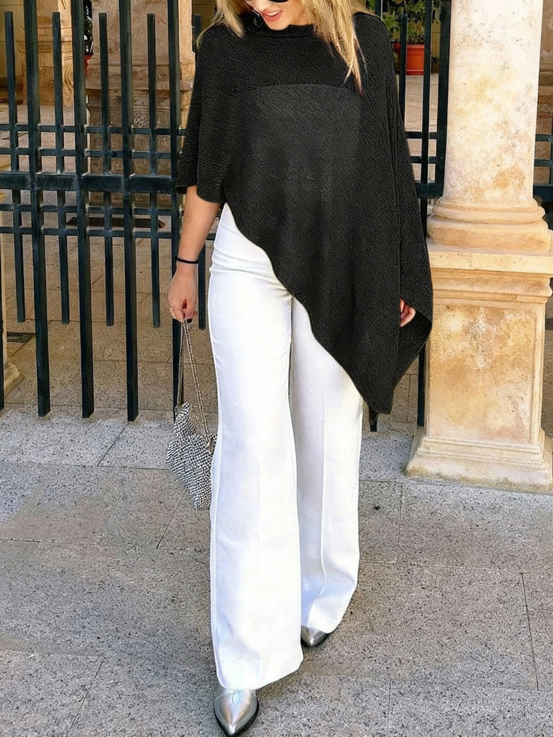 Blouse poncho élégante et stylée pour femmes Chic & Stil