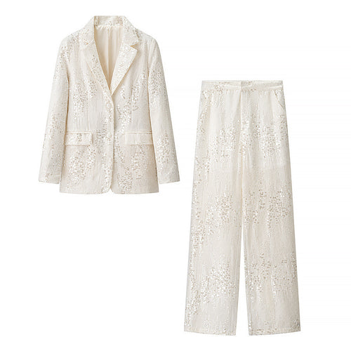 Veste Blazer Élégante en Sequins pour Femmes au Design Tendance Chic & Stil