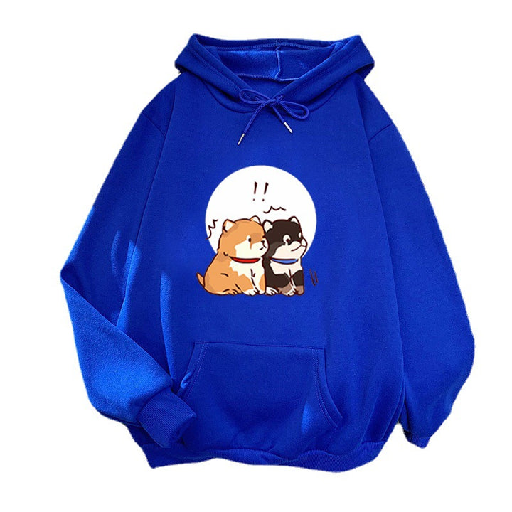 Women's hoodie with cute dog design Chic & Stil