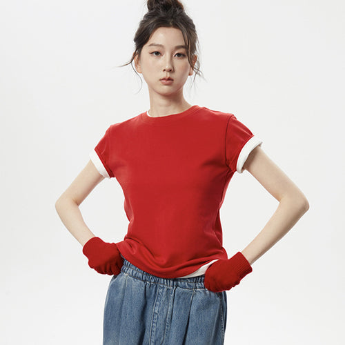 T-shirt décontracté pour femmes avec coupe moderne Chic & Stil