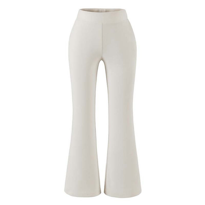 Women's High-Waisted Stretch Flared Pants with Wide Hem Amarae