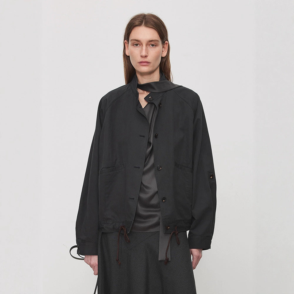 Veste de transition pour femmes avec capuche et taille ajustable Chic & Stil