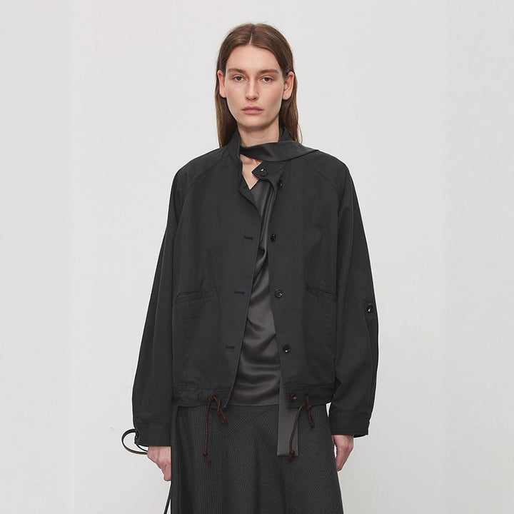 Veste de transition pour femmes avec capuche et taille ajustable Chic & Stil