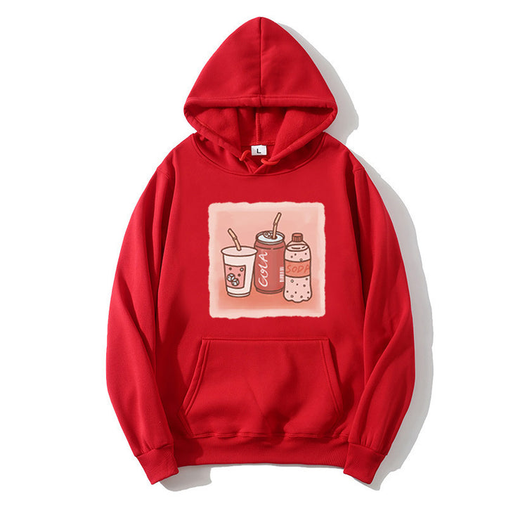 Women’s hoodie with inspiring drink motif Chic & Stil